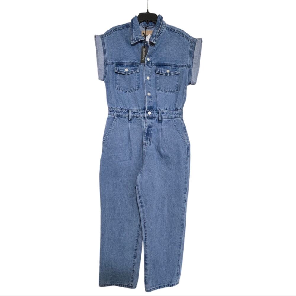 Blank NYC Denim Jean Overalls Jumpsuit Size‎ Small New!
